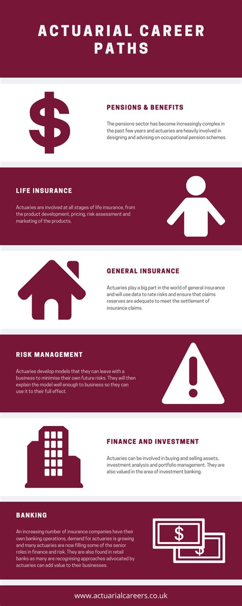 Actuarial Career Paths - Infographic