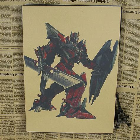 Transformers 34 robot Optimus Prime Bumblebee Movie Poster poster children room decoration ...