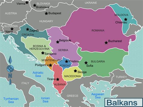 Maps of Balkans | Detailed Political, Relief, Road and other maps of ...