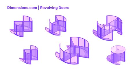 Revolving Doors Dimensions & Drawings | Dimensions.com