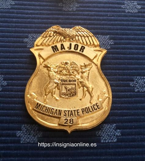 Michigan State Police Badge | Police badge, Badge, Police