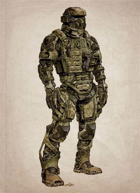 Powered Armor Combat Armor, Sci-fi Armor, Military Armor, Battle Armor, Military Gear, Tactical ...