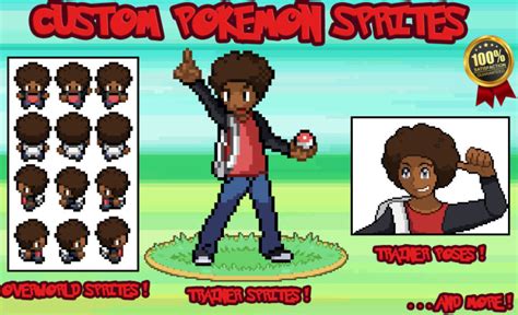 Make custom pokemon trainer sprites by Jovandesir | Fiverr