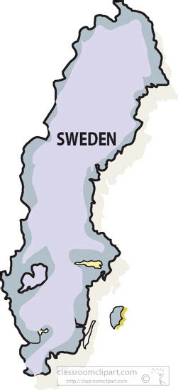 Country Maps Clipart Photo Image - sweden-map-clipart-14 - Classroom ...