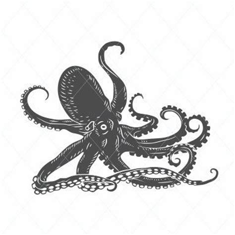 Octopus Svg Octopus Silhouette Svg Octopus Pattern Svg Octopus Cut File ...