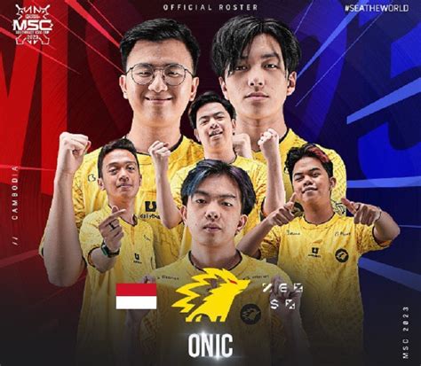 Jadwal MSC 2023 ONIC Esports: Tanggal, Match, hingga Lawan - YODU