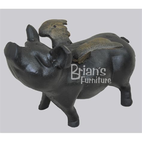 Flying Pig Statue - 8" | Brian's Furniture