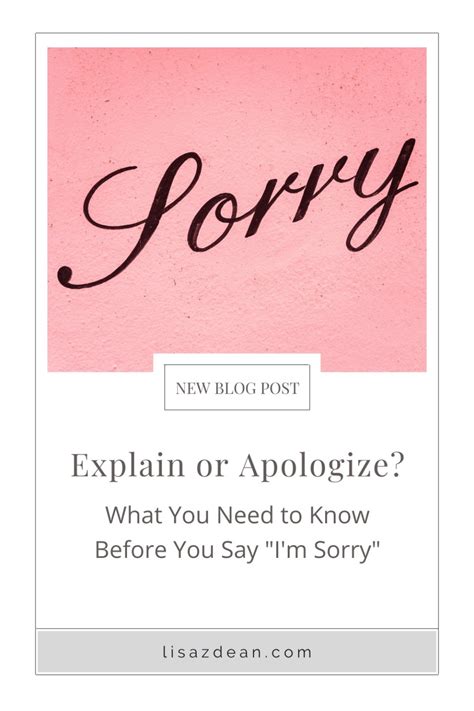 Explain or Apologize? What You Need to Know Before Saying "I'm Sorry ...