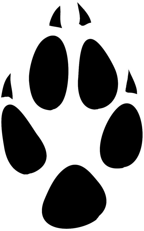 Coyote Paw Print Clip Art - ClipArt Best