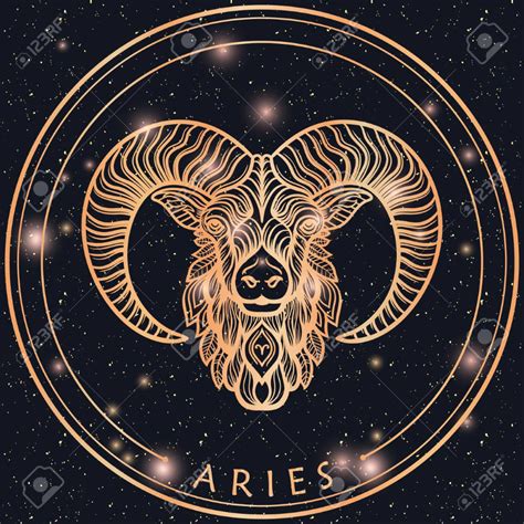 √ Aries Zodiac Art