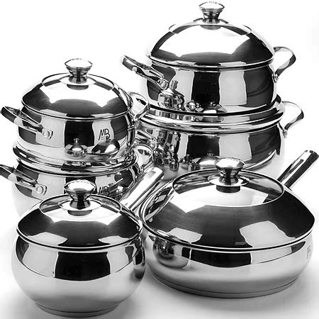 12pcs Stainless Steel Thomas Inox Cookware Set - Buy 12pcs Stainless ...