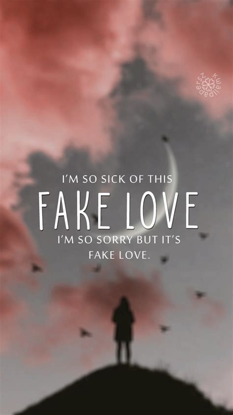 🔥 Free Download Fake Love Bts Lyrics Wallpaper Teahub Io by @cgeorge ...