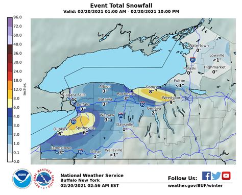 Buffalo Weather Snow / Buffalo New York Just Surpassed 100 Inches Of ...