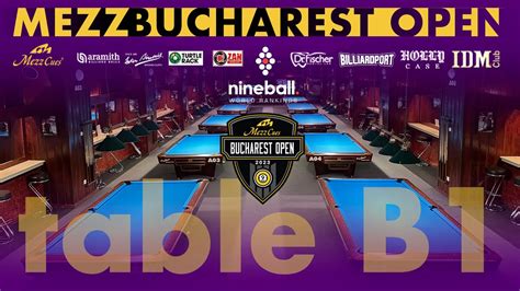 Day 1 Mezz Bucharest Open - TV table on IDM Pool Tour facebook - YouTube