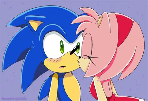 Sweet Kiss and Nervous by Aamypink on deviantART | Sonic and amy, Sonic, Shadow and amy