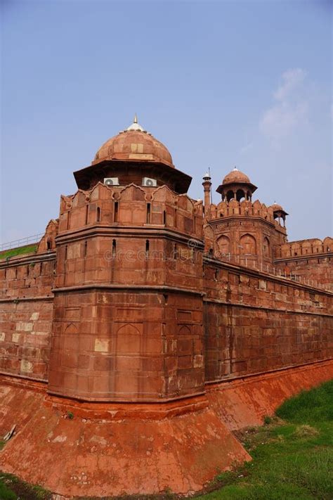 Architecture of Red Fort in New Delhi, India Stock Image - Image of cave, hindu: 256401309