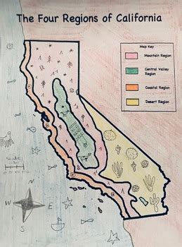 California Regions Map by FourthGradeDetectives | TPT