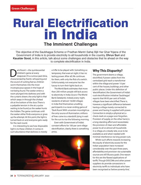 (PDF) Rural Electrification in India - the Imminent Challenges