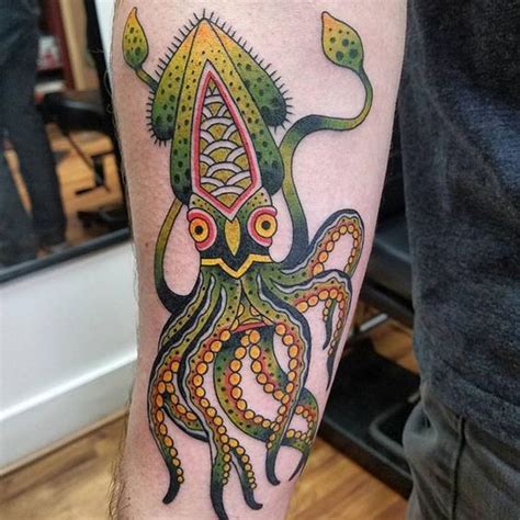 Squid Tattoo Ideas That Reveal The Beauty Of These Magnificent Animals