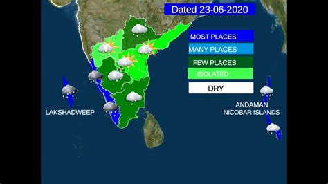 All India weather forecast and warning video based on 0830 hours IST ...