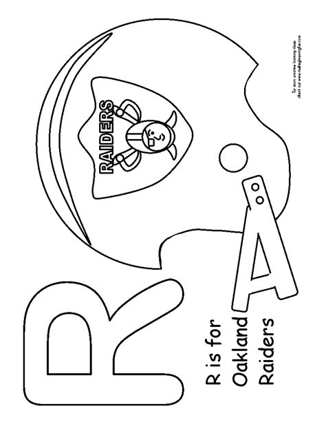 Raiders Logo Coloring Page Printable Coloring Pages