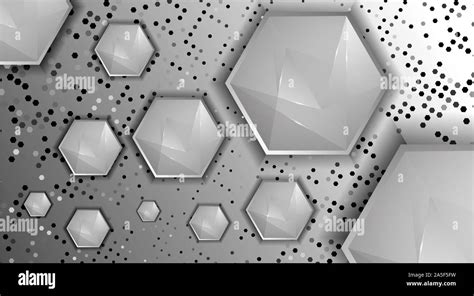 abstract vector High tech background, with hexagons Stock Vector Image & Art - Alamy