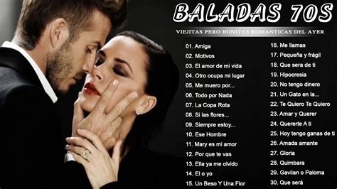 Baladas Romanticas de los 70 en Español ♥♥♥ Viejitas pero bonitas canciones romanticas 70 - YouTube