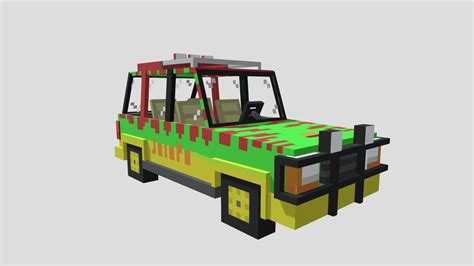 Jurassic Park Ford Explorer - 3D model by dsl3125 [551539d] - Sketchfab