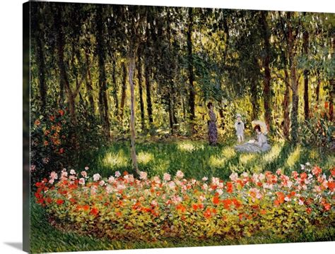 Wooded Scene By Claude Monet | Great Big Canvas