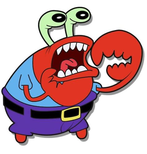 Angry-Mr-Krabs-Spongebob-Sticker - Pro Sport Stickers