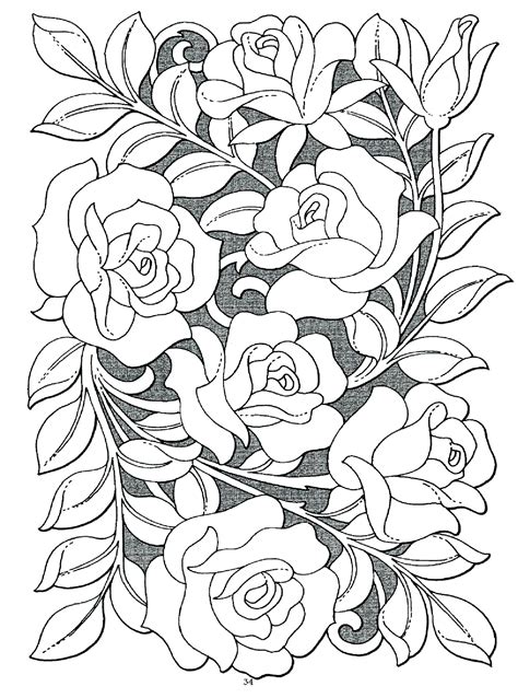 Floral Coloring Books at tansamarablog Blog