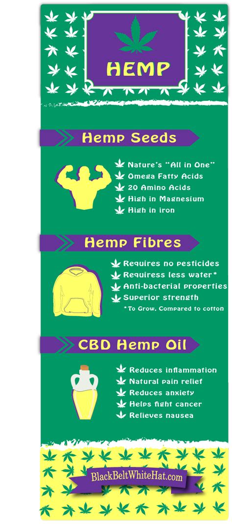 Hemp Benefits Infographic by Drew Griffiths on Dribbble