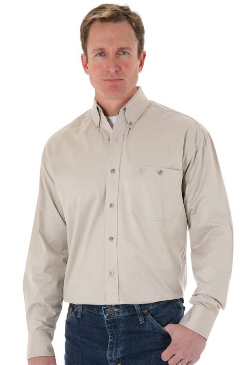 Wrangler George Strait Collection Luster Twill Shirt | Twill shirt ...