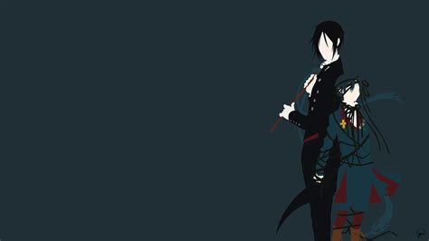 Sebastian/Ciel (Kuroshitsuji) Minimalist Wallpaper by greenmapple17 on DeviantArt