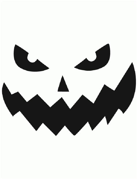 Free Printable easy funny jack o lantern face stencils patterns | Funny Halloween Day 2020 ...