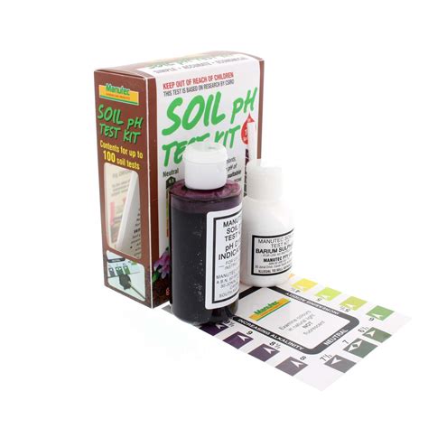 Soil Ph Test Kit Manutec Simple Instant Economical Kit To Rapidly Test Soil Ph 9312462100503 | eBay