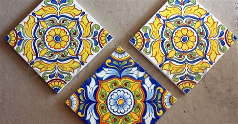 crazy for colors!: Ceramic tiles on canvas...