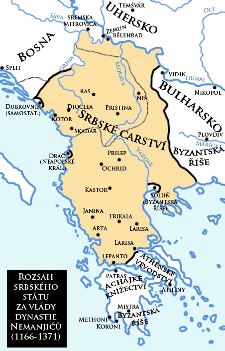 Serbia at its territorial peak (1371) | Serbia travel, Ancient history ...