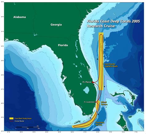 Charting The Depths: Understanding The Florida East Coast Atlantic Ocean Depth Map - Map Haiti ...