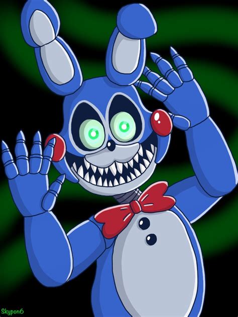 Nightmare toy Bonnie (Speedpaint) by LuckycatCore on DeviantArt