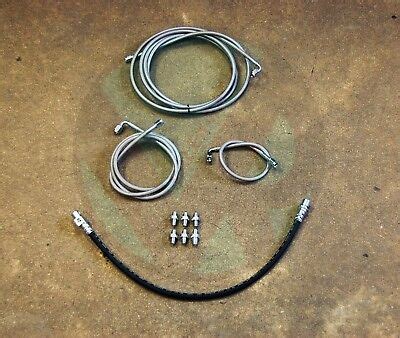 Stainless Main Rear Brake Line Replacement Kit For 99-02 Chevy ...