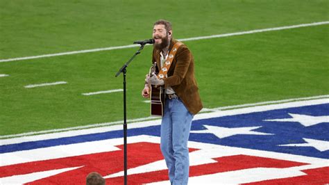 Watch Post Malone Perform “America the Beautiful” at Super Bowl 2024 ...