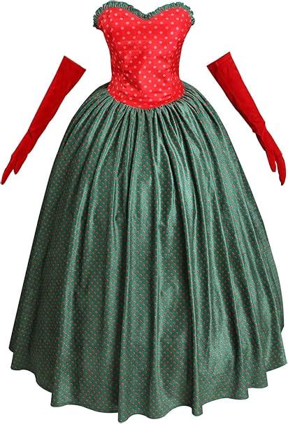 Amazon.com: Seaehey Martha May Whovier Costume Christmas Dress Martha May Cosplay Adult Dresses ...