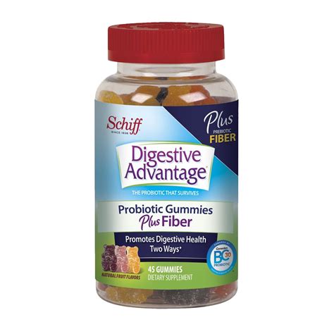 Gummy Probiotic Fiber Supplement | Digestive Advantage