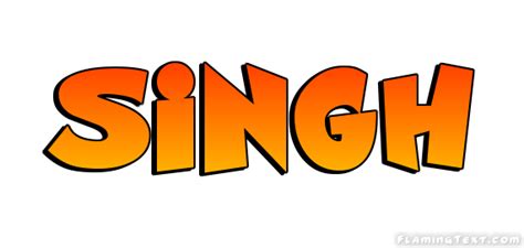 Singh Logo | Free Name Design Tool from Flaming Text