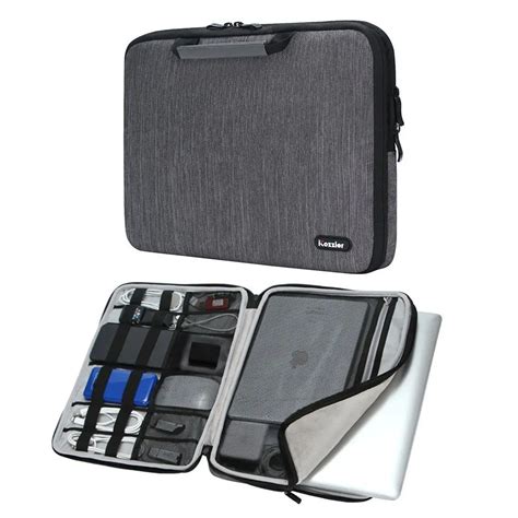 iCozzier 11.6/13/15.6 Inch Handle Electronic accessories Laptop Sleeve Case Bag Protective Bag ...