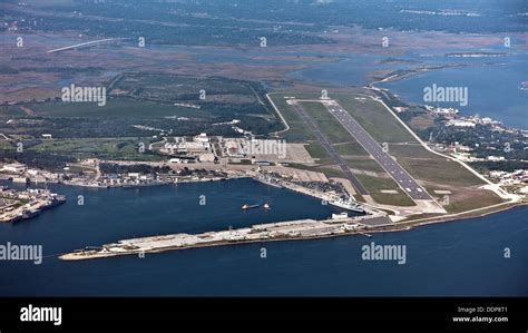 Naval Station Mayport, near Jacksonville, FL - July, 2011 Stock Photo ...