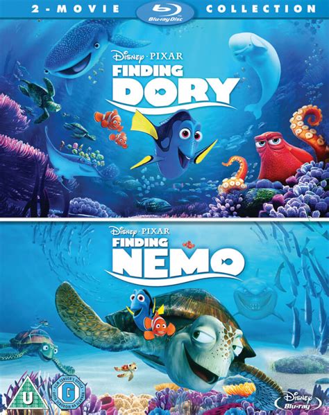 Finding Dory/Finding Nemo Double Pack Blu-ray | Zavvi