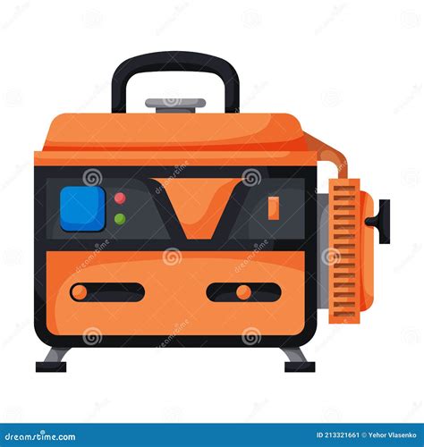 Generator Vector Icon.Cartoon Vector Icon Isolated on White Background Generator. Stock Vector ...