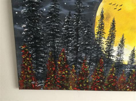 Original Night Sky Oil Painting - Etsy